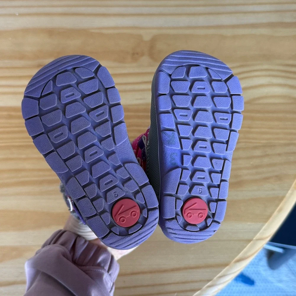 See Kai Run Pink & Purple Waterproof Snow Boots Size Toddler 6‎